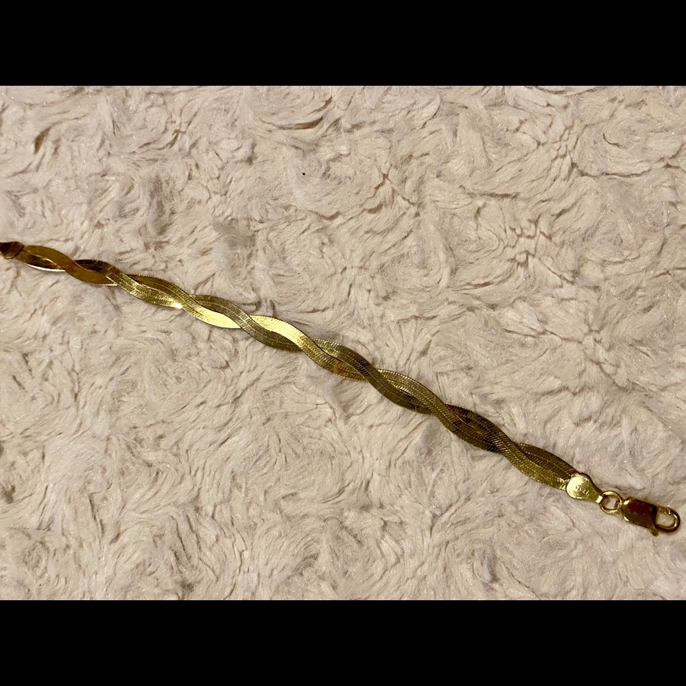 Reversible Silver/Gold Bracelet 925